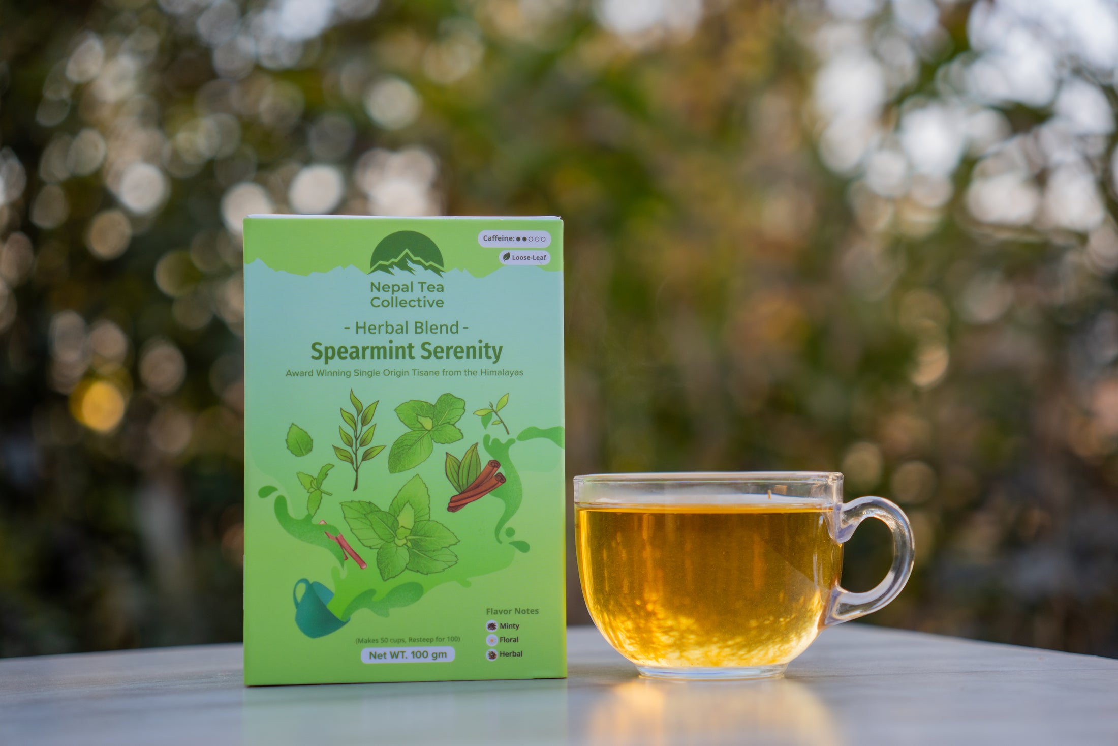 Spearmint Serenity – Green Tea Blend with Spearmint