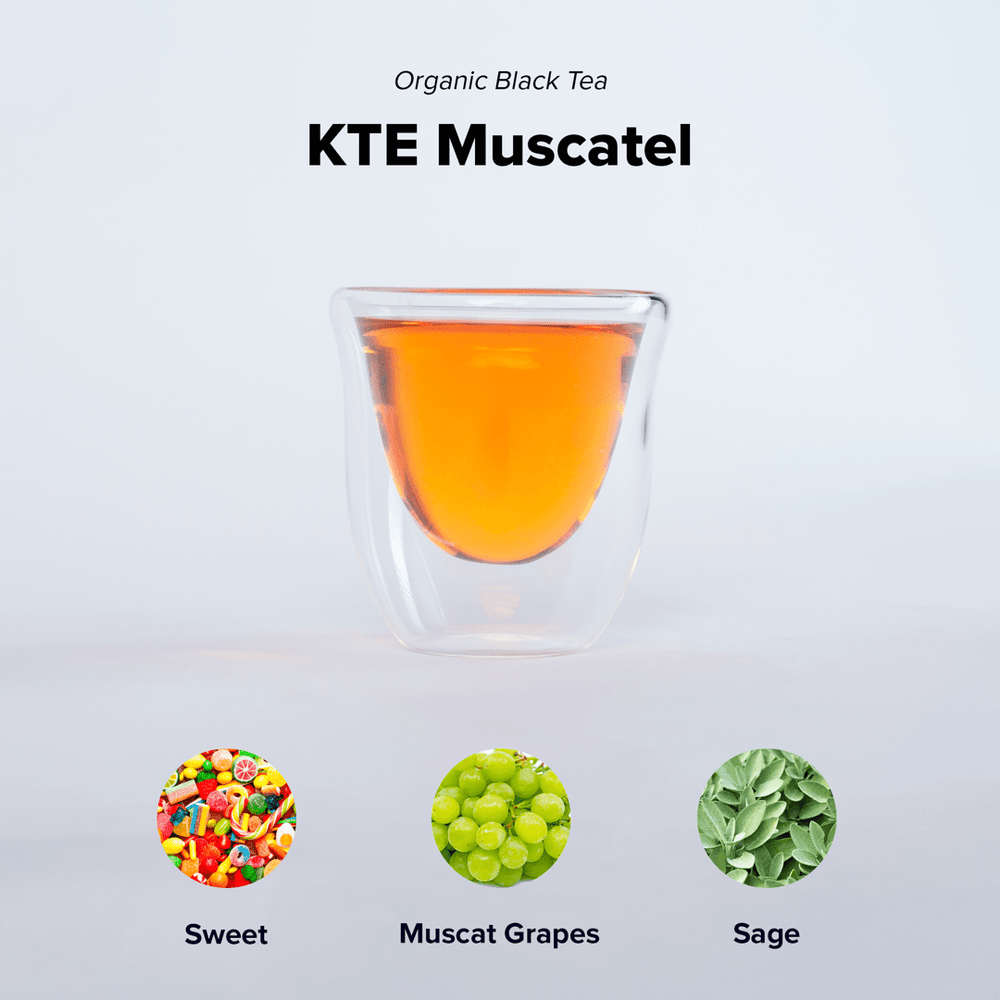 muscatel wine, muscatel, muscatel tea, black tea, KTE Muscatel