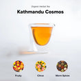 Load image into Gallery viewer, Kathmandu Cosmos (Unique Herbal Chai) - 15 Pyramid Tea Bags
